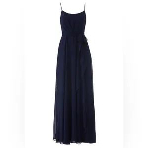 Amsale Campbell Navy Gown 2‎ Blue thumbnail 2
