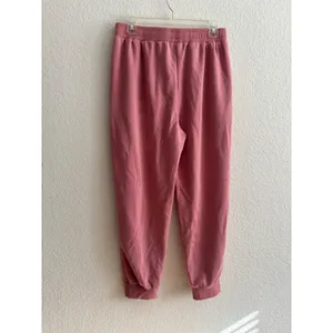 Unbranded Joggers Large Pink Elastic Waist Soft Knit Lounge Pants 7510 thumbnail 3