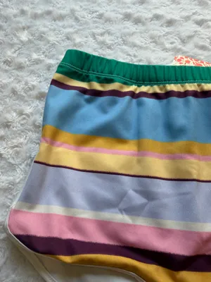 Free People GNASH Printed High-Waisted Boyshort Bikini Bottoms Size Small . thumbnail 2