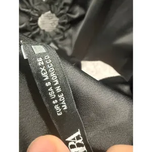 Zara Women Mini Dress S Black Satin Cut-Out Ring Detail Sleeveless Party thumbnail 6