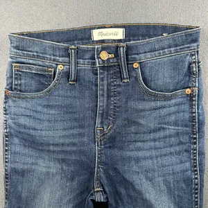 Madewell Jeans Womens 26 Blue 10 Inch High‎ Rise Skinny Stretch Denim G7391 SP20 thumbnail 4