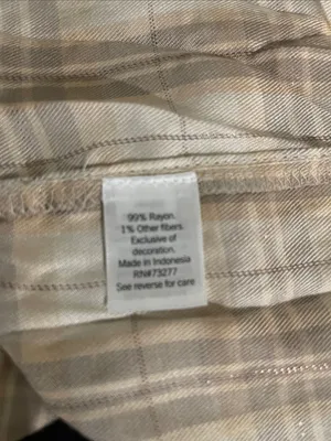LC Lauren Conrad Beige Plaid Scoop-Neck Tunic thumbnail 8