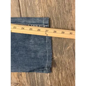 Silver Jeans Co Suki Slim Boot Medium Wash Distressed Jeans 29x33 HEMMED 27.5"‎ thumbnail 9