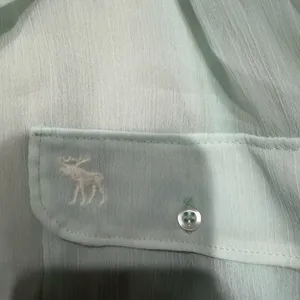 Abercrombie and fitch sheer button up size medium thumbnail 4