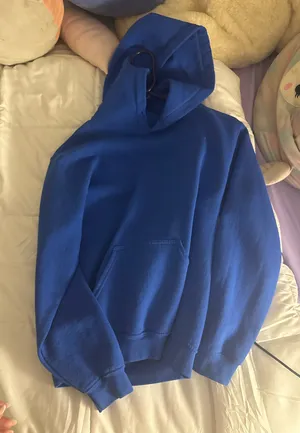 Blue graphic hoodie thumbnail 1