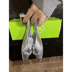 Sam Edelman Women Ollie Square Toe Bit Mule in Silver Size 8.5 Equestrian thumbnail 9