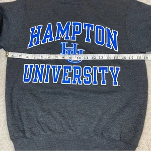 Champion Gray Hampton University Pullover Sweatshirt‎ Unisex Size XS thumbnail 5