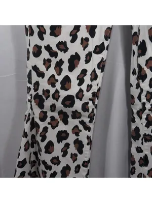 Saints & Hearts Leopard Print Flare Jeans Women’s Size Medium thumbnail 3