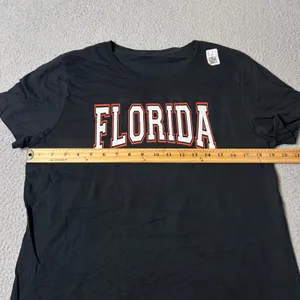 NEW Gildan Florida Graphic T-Shirt Crew Neck Short Sleeve Black‎ Large thumbnail 4