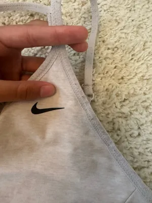 White Nike Bra thumbnail 4