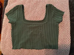 OFFLINE by Aerie Green Top thumbnail 1