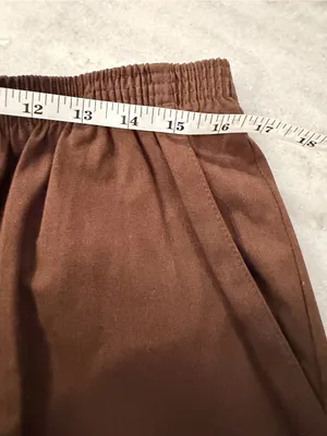 NWT Alfred Dunner Size 14 Chocolate Brown Pull On Cotton Stretch Pants thumbnail 10