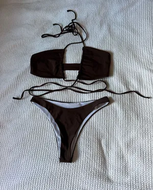 Bikini Set Brown Size L thumbnail 1