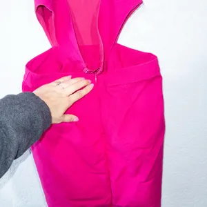 New By The Way. Revolve Hot Pink Sovoy Mini Halter Dress Size Small thumbnail 4