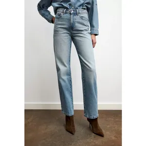 Zara Jean Z.03 Regular Fit High-Waist Long Length Size 4 Light Wash 8228/224/427 thumbnail 3