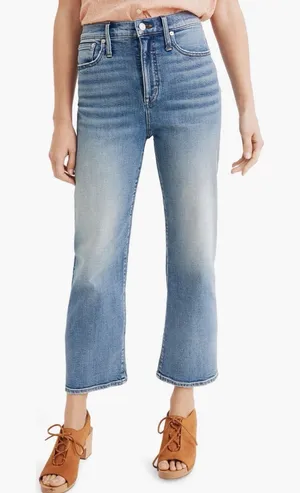 Madewell SLIM WIDE LEG Crop Jeans thumbnail 1