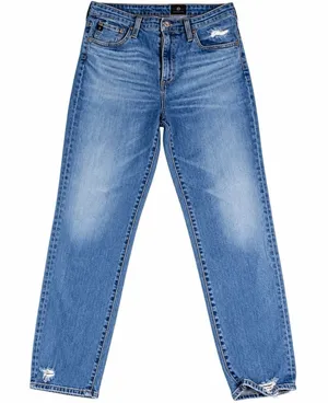 AG-ED Adriano Goldschmied Denim Phoebe Jeans Womens 28R Blue Tapered Leg thumbnail 1
