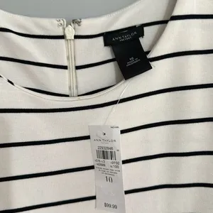 Ann Taylor striped knit sheath dress size 10 thumbnail 5