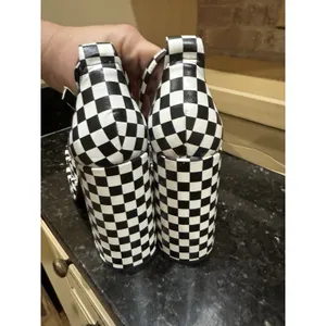 The Steve Madden Charlize Platform Pump in black and white Checkered Size 8.5 thumbnail 6
