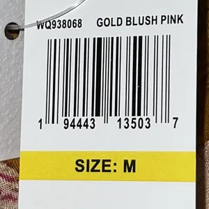 B.O.G Band of the‎ Free Long Sleeve Mini Dress Gold Blush Pink Floral Medium New thumbnail 9