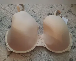 Seamless Nude Bra By OGET Size 36DDD Tons Of Support Padded thumbnail 1