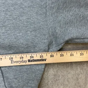 Jordan Flight Hoodie Womens S Gray Loose Cropped Athleisure Streetwear Gorpcore thumbnail 7