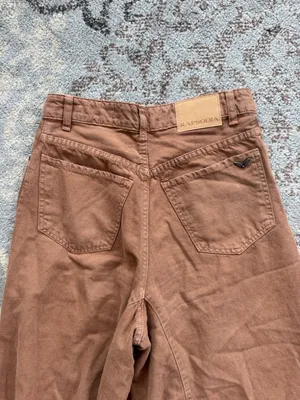 Rapsodia Wide Leg Palazzo Pants Skirt Style Boho Flowy Terracotta Brown 26 thumbnail 8