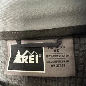 REI Women's Fleece Zip-Up Lightweight Blue Waffle Melly Jacket‎ Size XS thumbnail 2