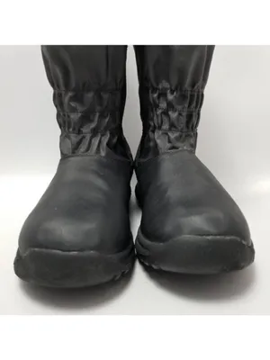 Angel Steps Womens Double Zip Boots Black Round Toe Side Faux Fur Lined Size 10M thumbnail 8