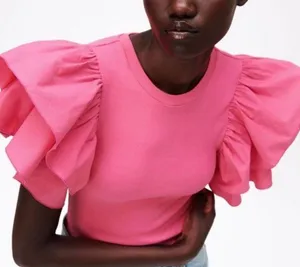 ZARA Puff Sleeve Bodysuit thumbnail 2