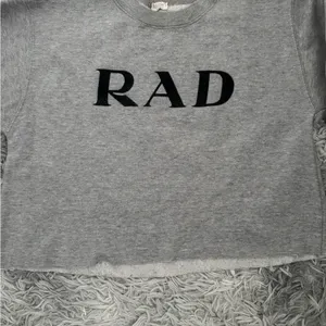 Gray RAD Cropped Sweatshirt (S) thumbnail 2