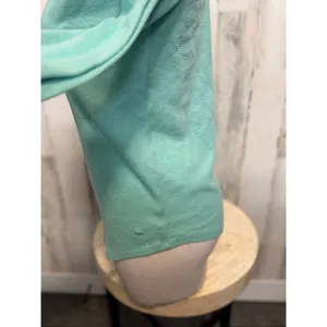 PINK Victoria’s Secret Teal Long Sleeve V-Neck Sleep Top Women’s Size L thumbnail 3