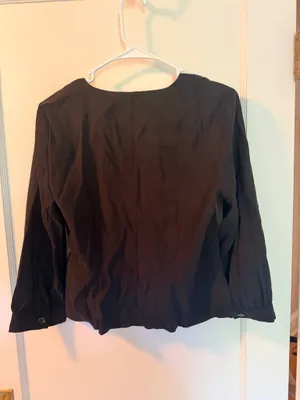 Banana republic black blouse thumbnail 6