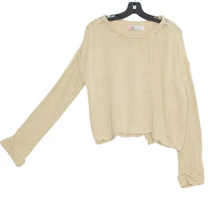 Free People Beach Sweater Oversized Coastal Beachy Boho Slouchy Y2K Small Flaws thumbnail 8