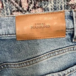 7 For All Mankind Logan Frost Stovepipe Jean with Fold Up Hem Size 26 thumbnail 12