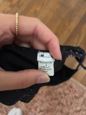 Black Nike Sports Bra thumbnail 3