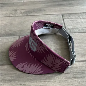 Ping Purple and Pink Leaf Pattern Visor thumbnail 2