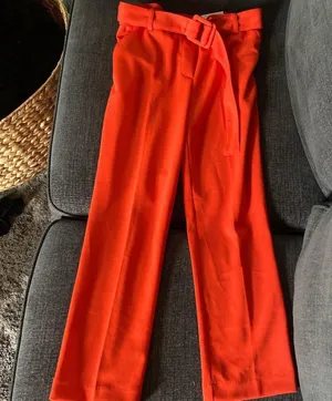 Jules & Leopold Orange belted ankle length pants - nwt thumbnail 4