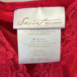 Secret Treasures Babydoll Lingerie thumbnail 7