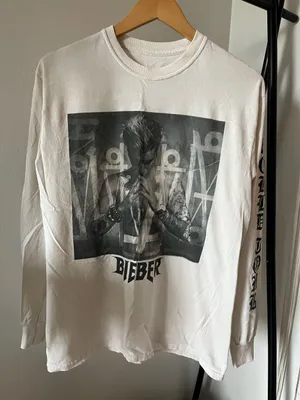 Justin Bieber long sleeve shirt  thumbnail 1