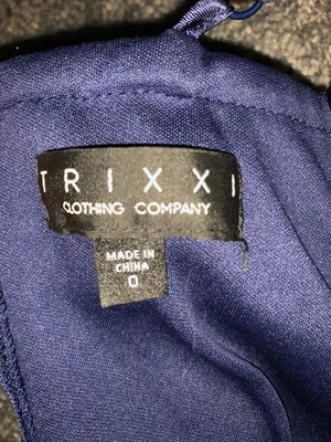 Trixxi Navy Sequin Prom Dress thumbnail 5