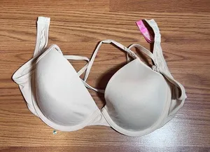 Pink Women's Beige Bra 36 B. Size undefined thumbnail 1