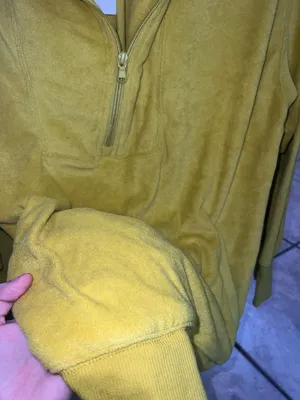 American Eagle Offline Yellow Half Zip Hoodie thumbnail 4
