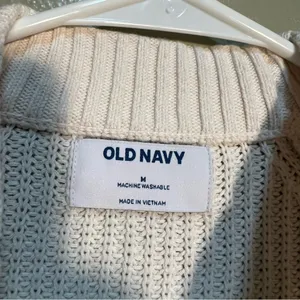 Old‎ Navy Women's Size Medium Shaker-Stitch Sweater Crewneck Creme De La Creme thumbnail 9