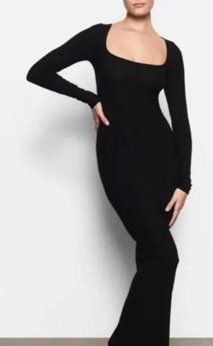 SKIMS Scoop Neck Maxi Dress XS thumbnail 1