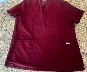 Figs Technical Collection Crewneck casma scrub top two pocket size xl thumbnail 1