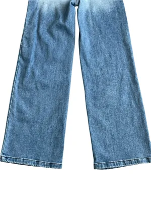 Fire & Rain High Ruse Wide Leg Jeans Women’s Size 7 Blue Denim Stretch thumbnail 6