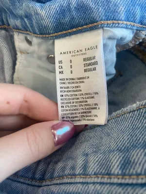 American Eagle Super High Rise Straight Jeans thumbnail 7
