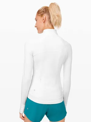 Lululemon Outrun the Elements 1/2 Zip White Womens Size 12‎ thumbnail 3