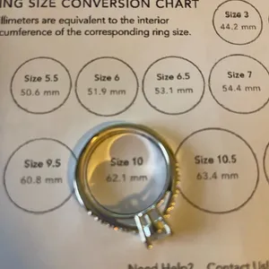 Swarovski silver plated CZ ring thumbnail 2